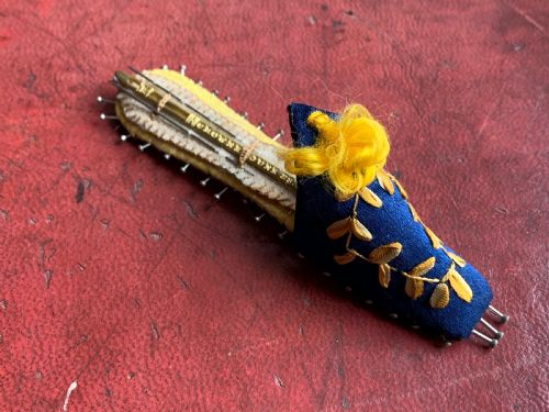 Queen Victoria Coronation Commemorative Bodkin & Pin Holder