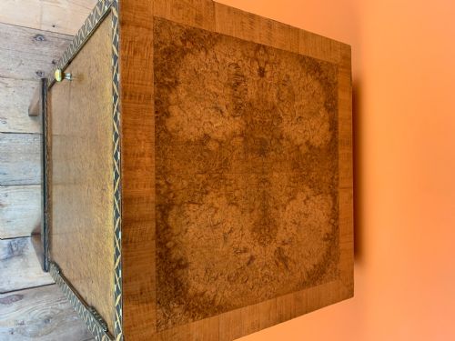 fig 1. Bath Cabinet Makers Art Deco inlaid burl amboyna bedside pot cupboard