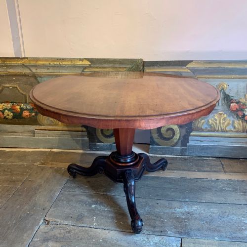 Antique Victorian Mahogany Tip Top Breakfast Dining Table