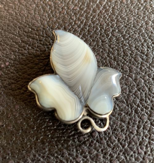 Victorian Scottish Hardstone Set Brooch