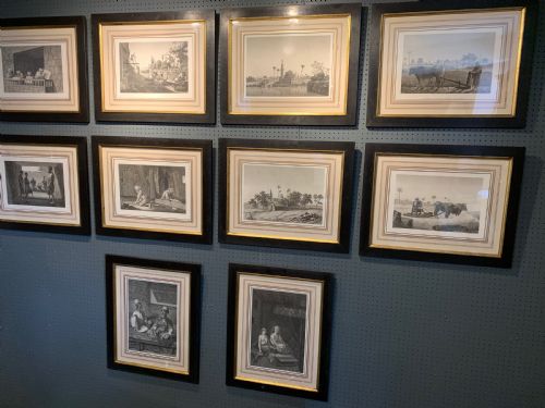 fig 2. 12 Engravings from Description de L'Egypt' after Conte circa 1810