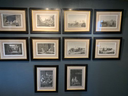 fig 3. 12 Engravings from Description de L'Egypt' after Conte circa 1810