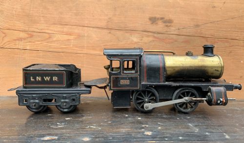 Bing O Gauge Live Steam Spirit Fired 0-4-0 Lnwr 2663 Locomotive and Tender