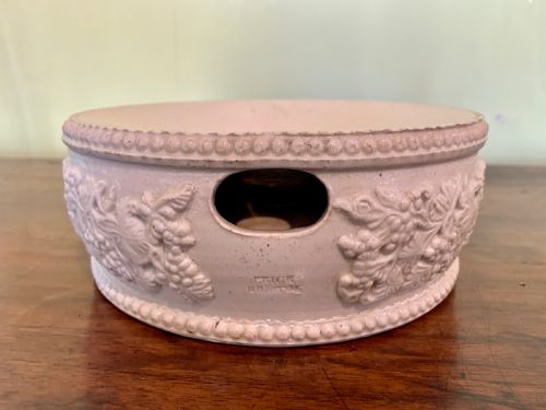 fig 2. Rare Antique saltglaze stoneware spittoon by Price of Bristol
