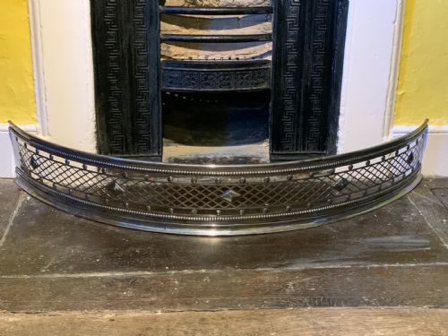Georgian Pierced Polished Steel D Shape Fender