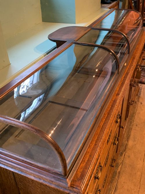 Edwardian Mahogany Shop Display Cabinet