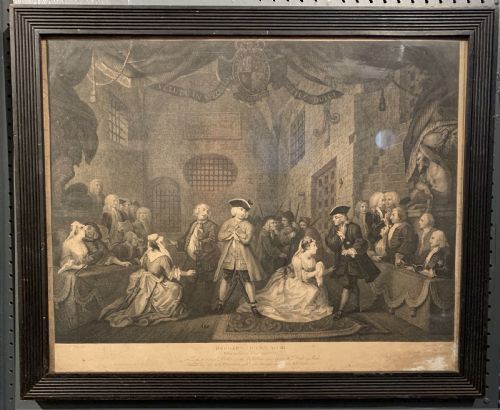 William Hogarth the Beggar's Opera Act III Engraving 1790