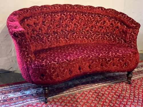 Antique Button Back Sofa