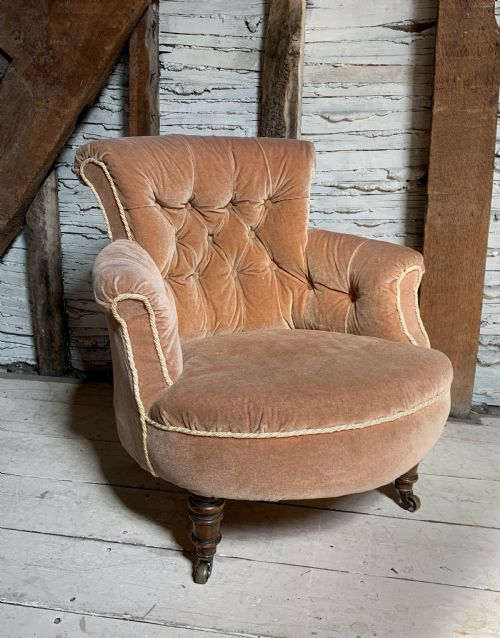 Victorian Button Back Occasional Chair