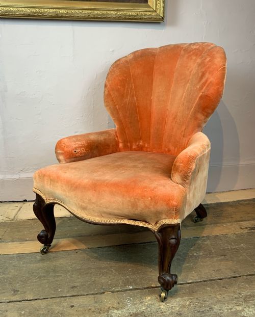 Victorian Fan Back Armchair