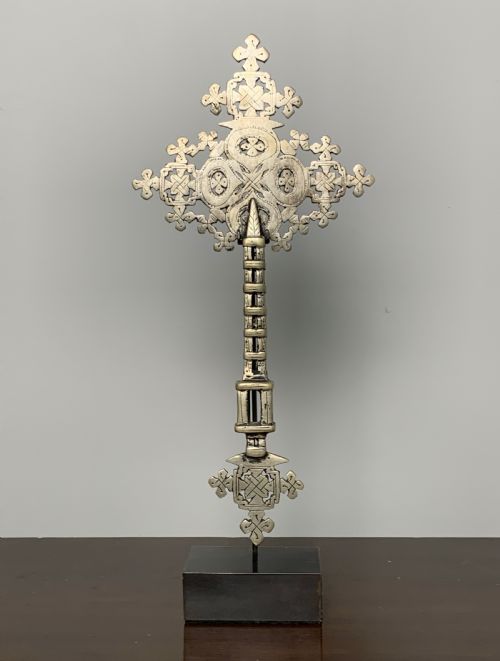 Eithiopian Coptic Silver Plated Crucifix