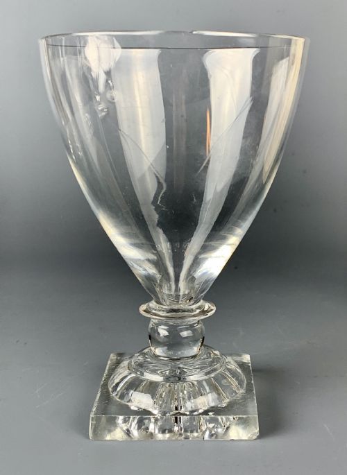 Regency Glass Rummer with Lemon Squeezer Foot