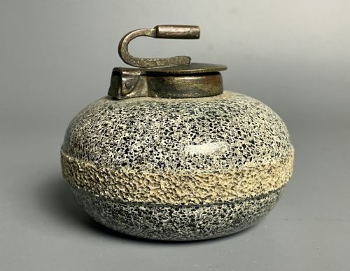 Novelty Stoneware Curling Stone Match Striker