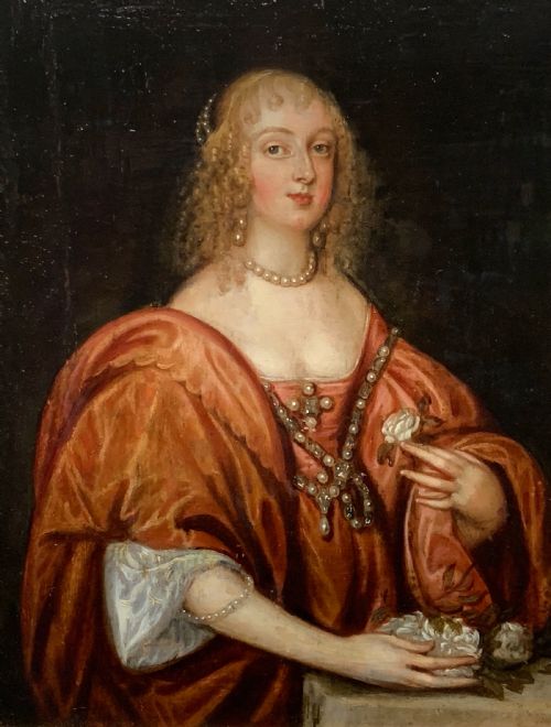 fig 1. 17th century portrait of Charlotte Stanley (de La Tremoille), Countess of Derby