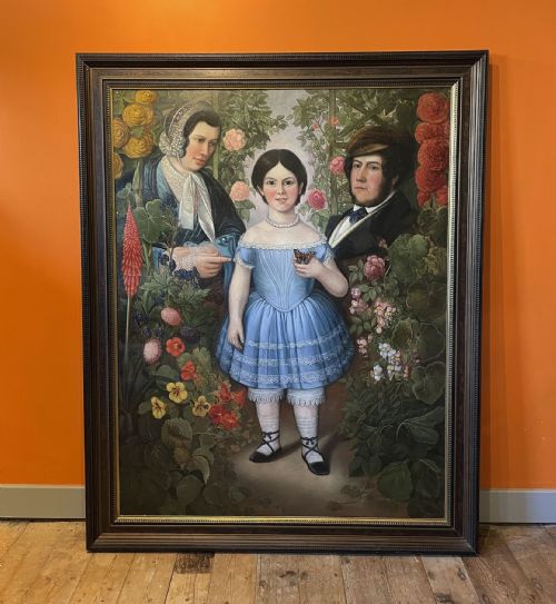 IN MEMORIAM PORTRAIT PAINTING OF A FAMILY GROUP 1856 - ADDITIONAL PHOTO 1