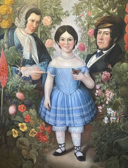 IN MEMORIAM PORTRAIT PAINTING OF A FAMILY GROUP 1856 - ADDITIONAL PHOTO 3