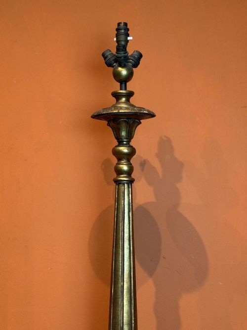 VINTAGE GILTWOOD FLOOR LAMP - ADDITIONAL PHOTO 2