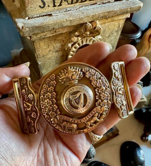 Irish Royal Dublin Fusiliers Officer's Belt Clasp