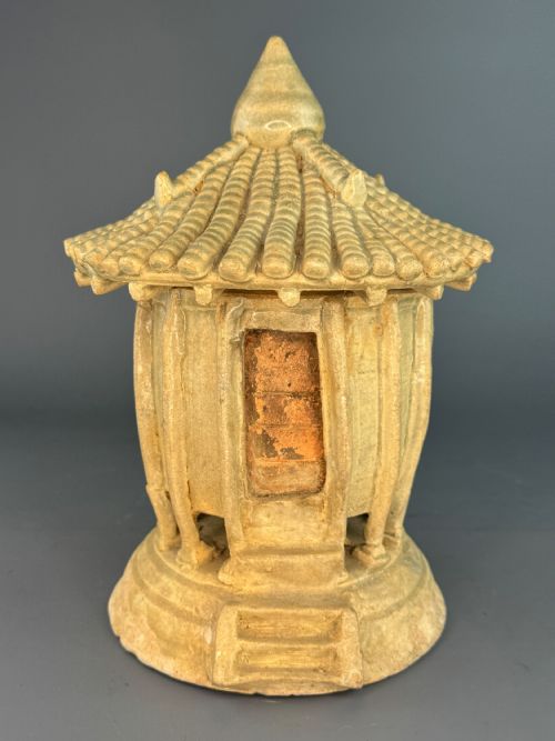 RARE CHINESE SONG YUAN DYNASTY QINGBAI TYPE MODEL OF A GRANARY 12TH13TH CENTURY - ADDITIONAL PHOTO 1