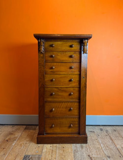 Victorian Mahogany Wellington Chest