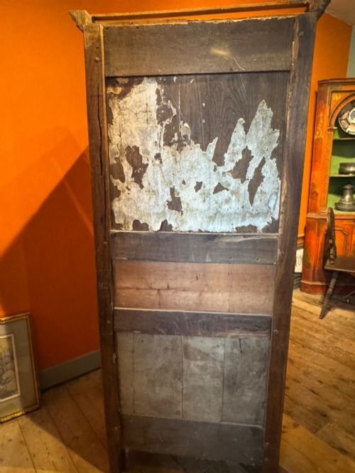 19TH CENTURY FRENCH OAK SINGLE DOOR ARMOIRE BONNETIERE IN LOUIS XV TASTE - ADDITIONAL PHOTO 8