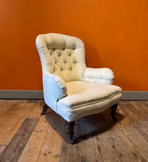 Victorian Button Back Armchair