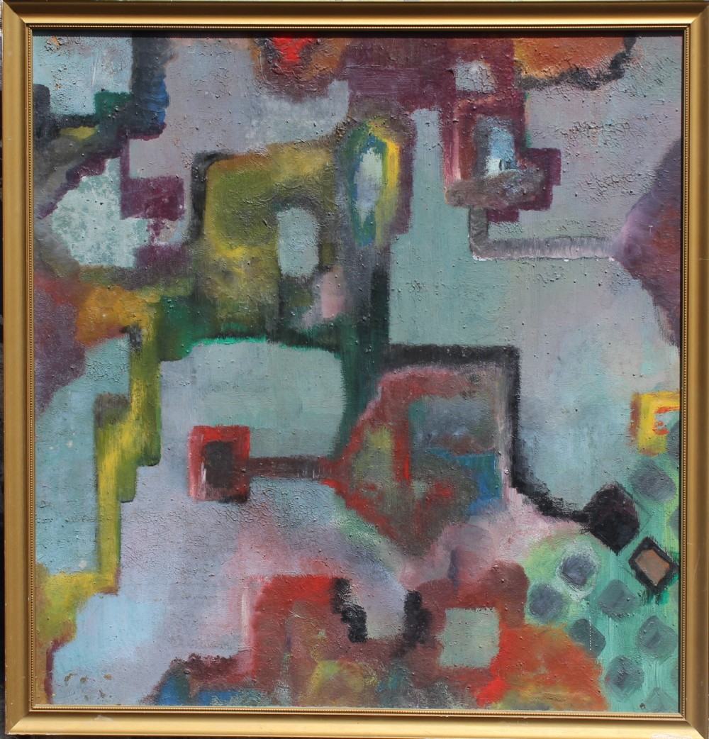 Abstract Oil on Board