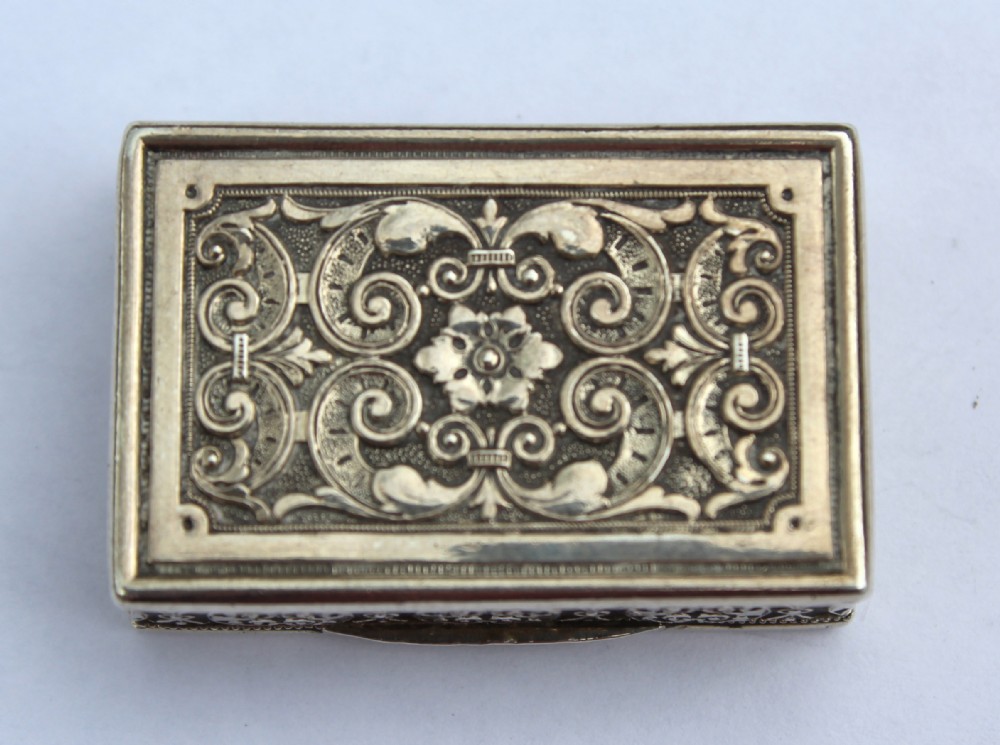 Antique German 900 Standard Silver Vinaigrette