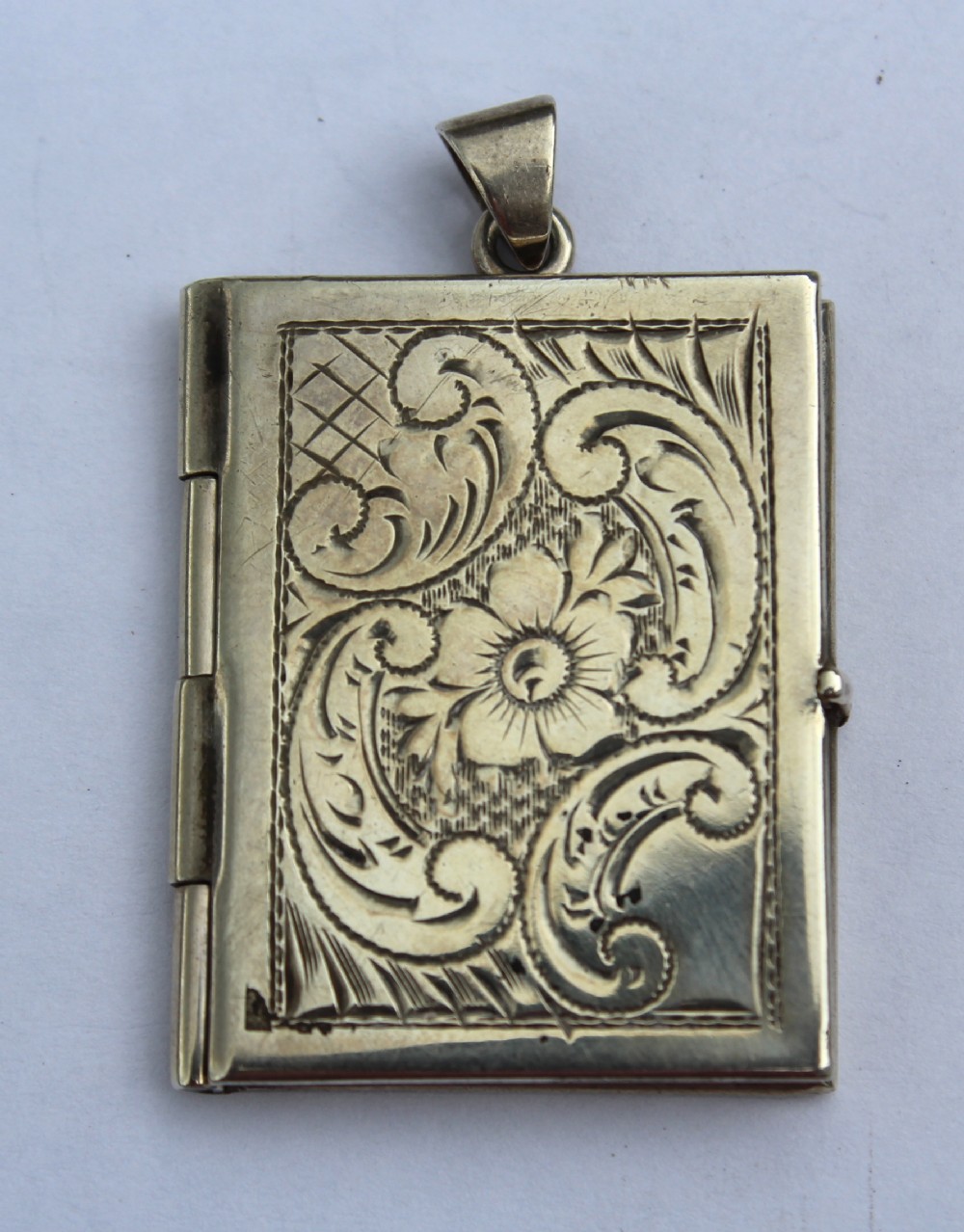 Antique Continental Silver Photograph Locket