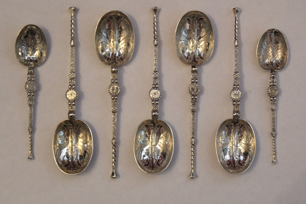 Silver Seal Top Tea & Coffee Spoons