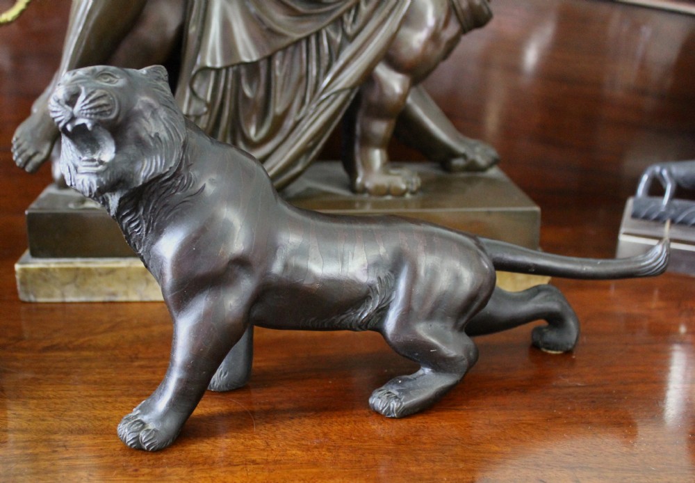 Japanese Meiji Bronze Tiger