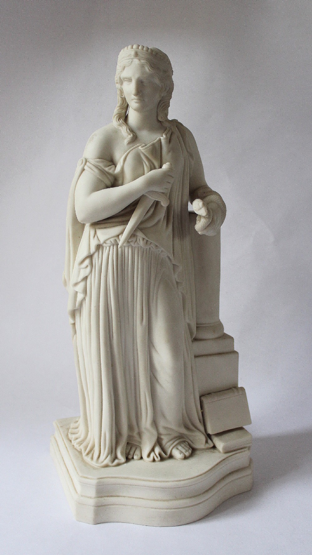 Victorian Parian Figure of a Classical Maiden