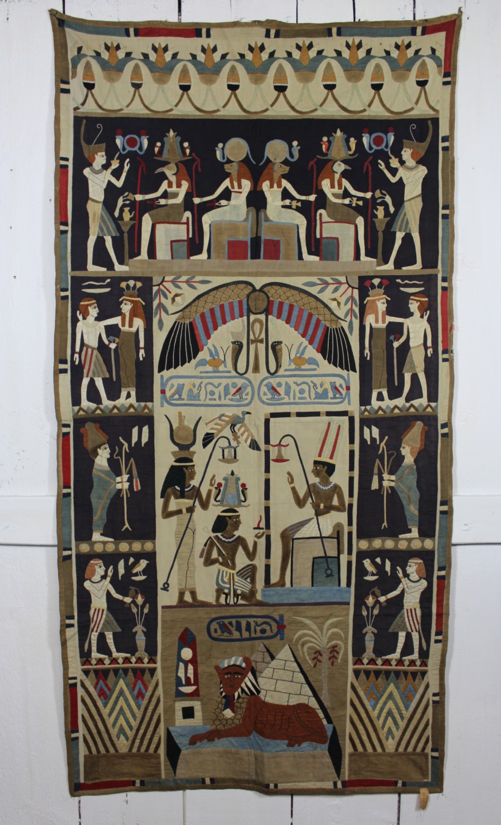 Egyptian Applique Work Textile Wall Hanging