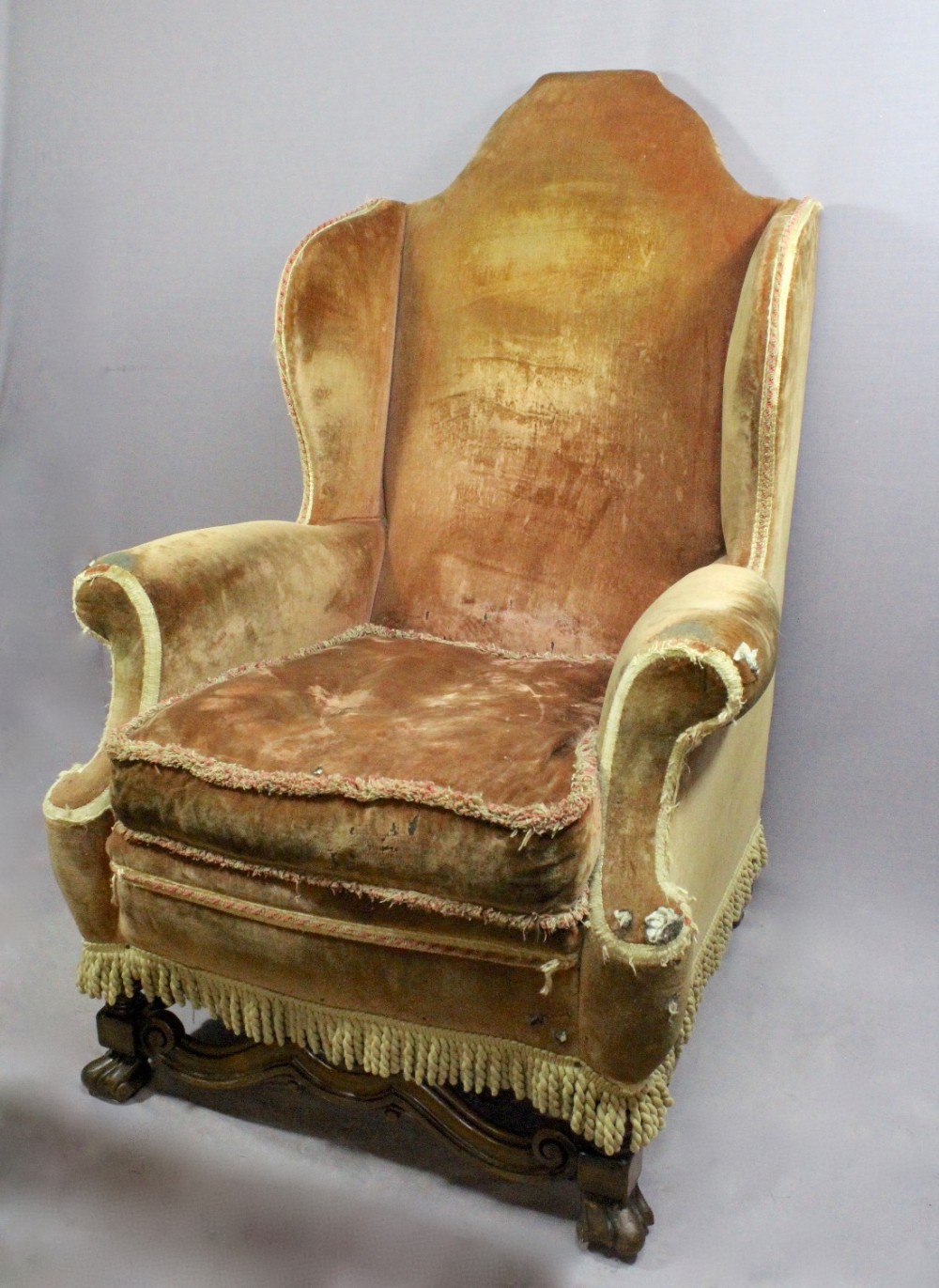 Antique Wing Back Armchair
