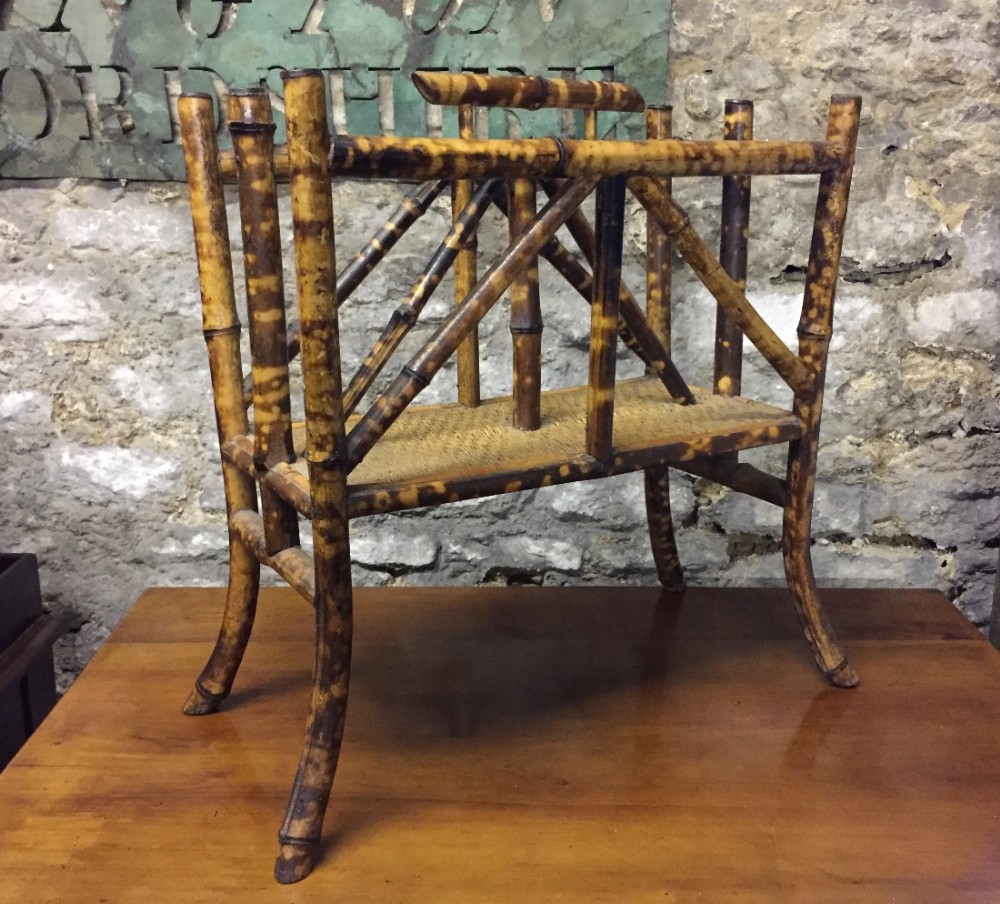 Edwardian Bamboo Magazine Rack
