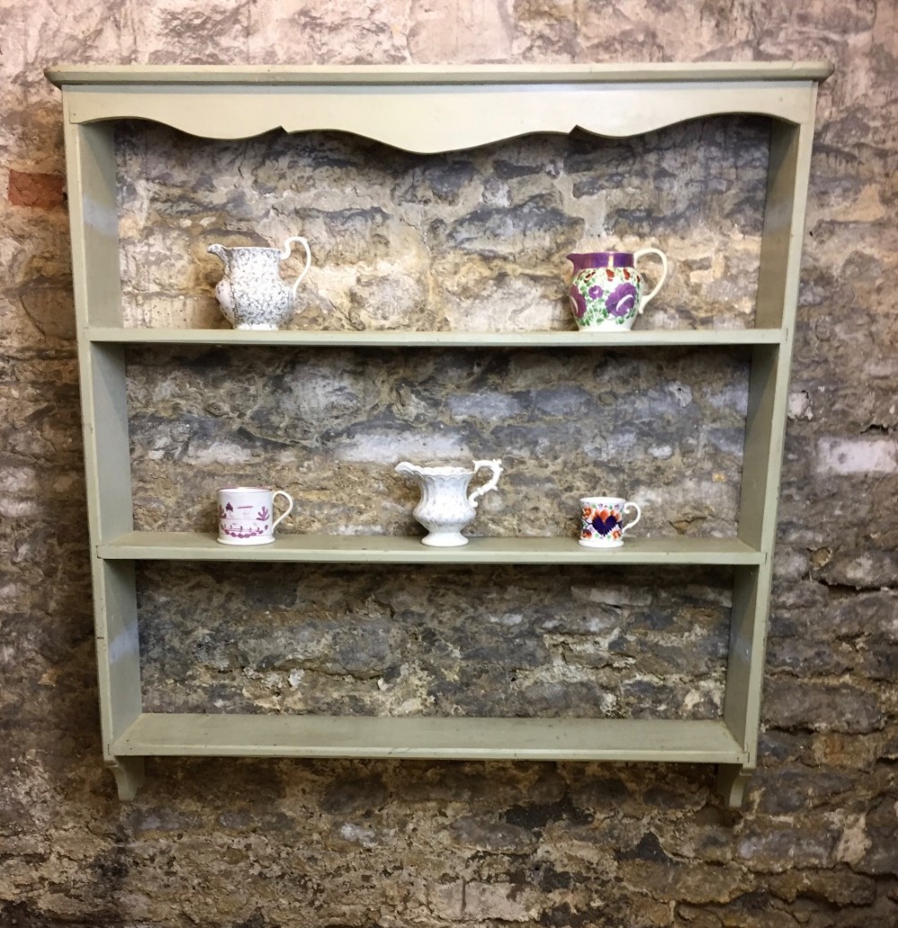 French painted Pine Wall Shelves