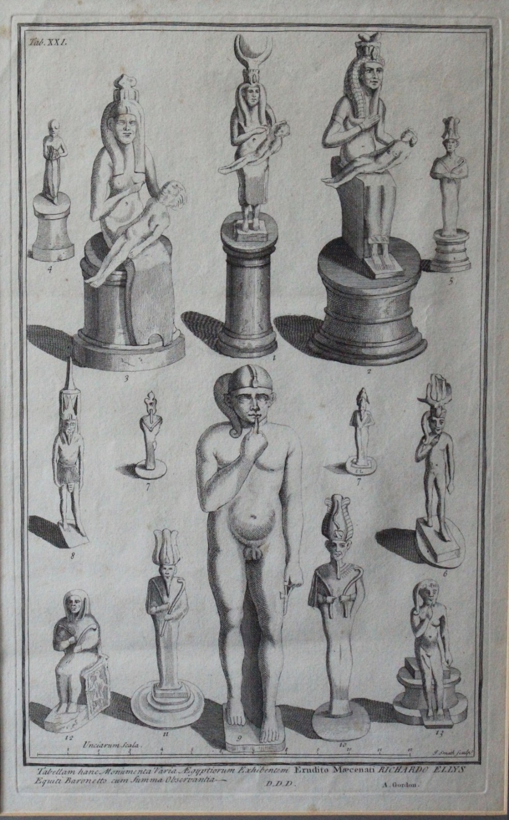 John Smith after Alexander Gordon Engraving of Egyptian Ushabti Figures from the Collection of Sir Richard Ellis