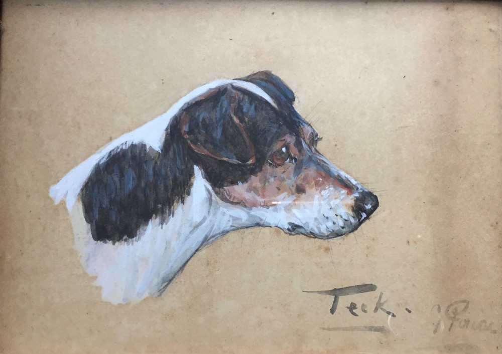 George Paice a pair of watercolours of terriers, signed and dates '04 View IV