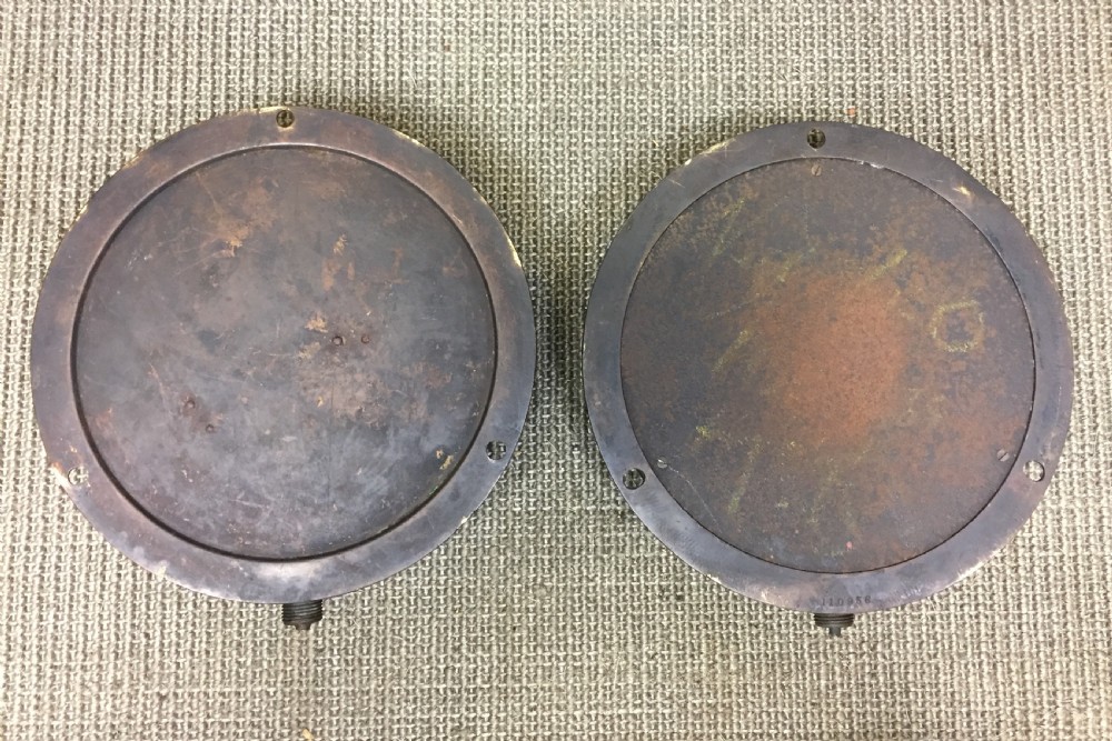 Two Great Western Railway GWR Locomotive Pressure Gauges circa 1910 View VII