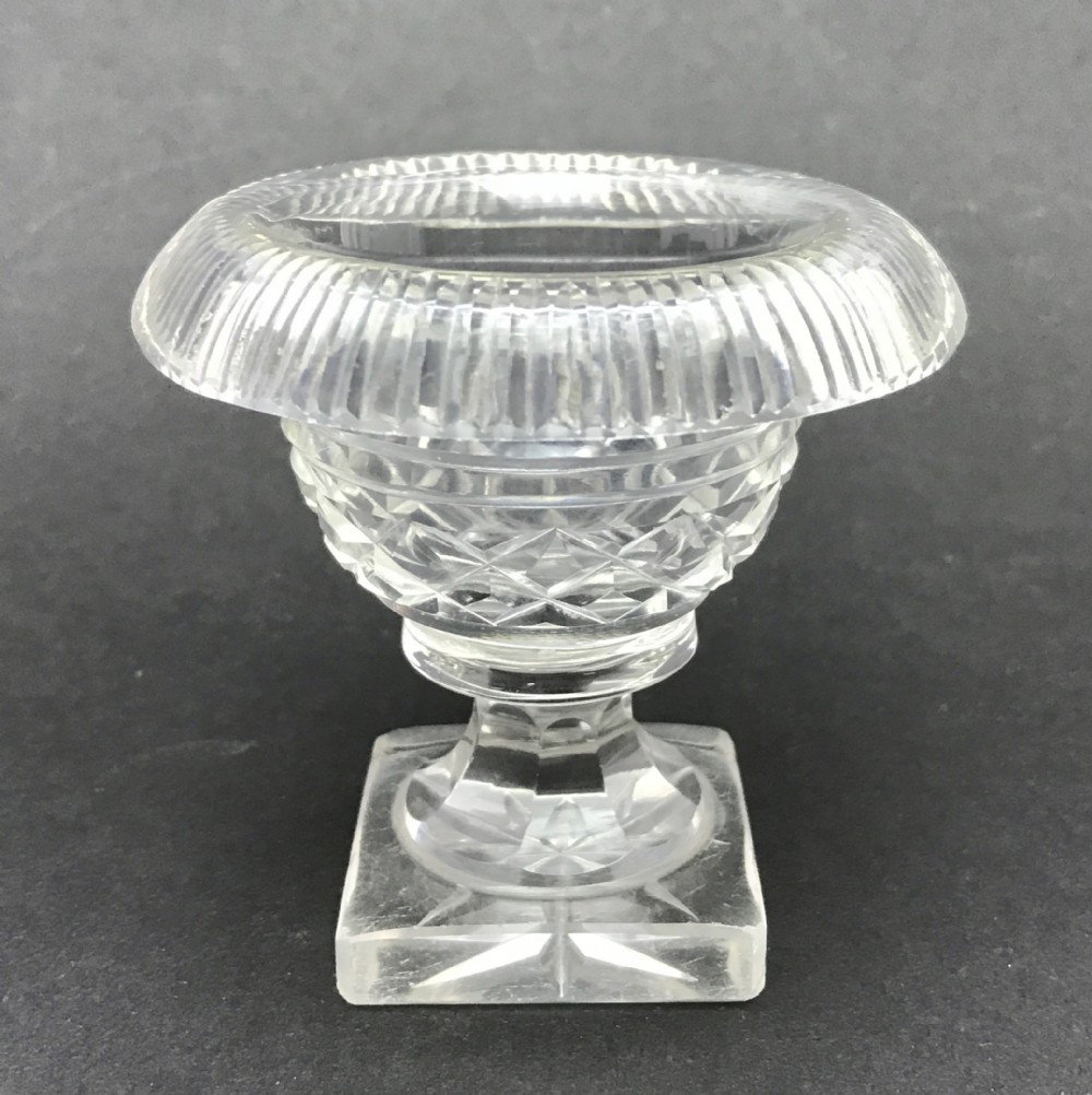 Georgian Cut Glass Salt Cellar circa 1800