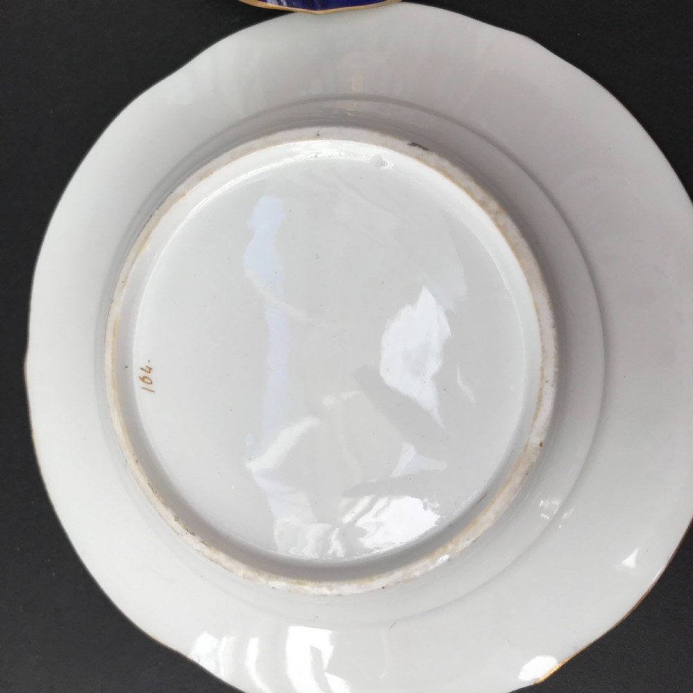 Antique Victorian Staffordshire Porcelain Tea Cups & saucers in Imari Pattern View VI