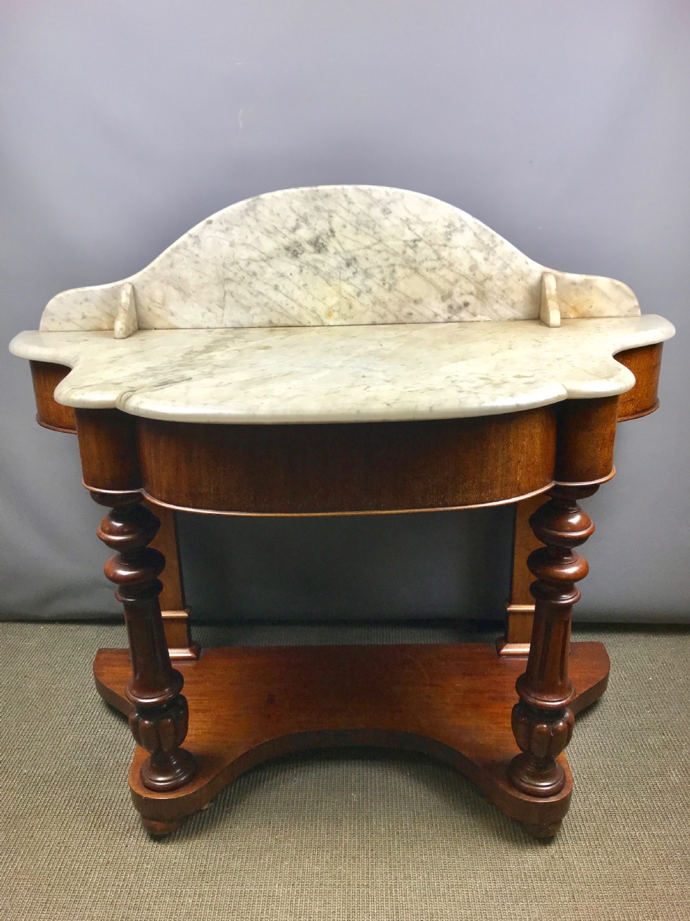 Victorian Mahogany marble Top Duchess Washstand