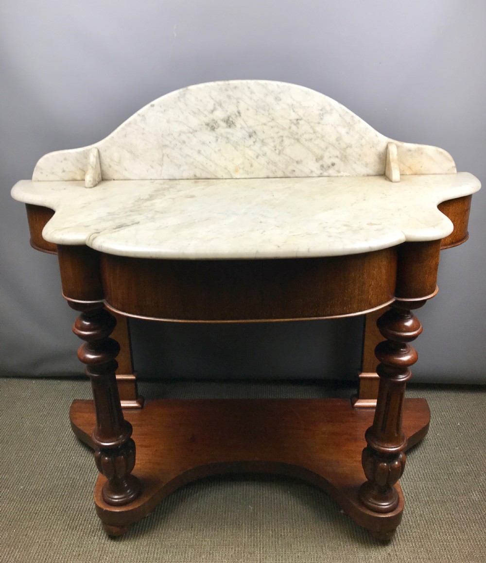 Victorian Mahogany marble Top Duchess Washstand View III