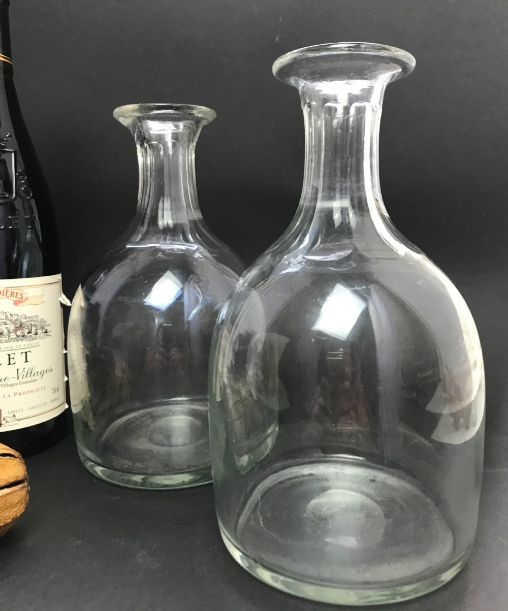 A Pair of Victorian Cut Glass Wine Carafes View II