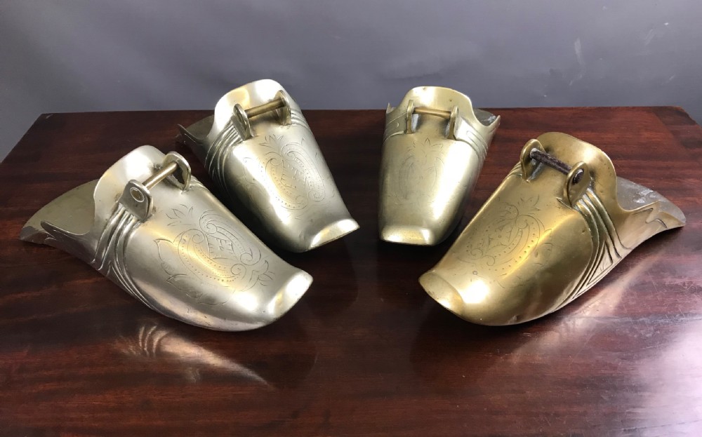Two Pairs of South American Bronze Conquistador Stirrups View II