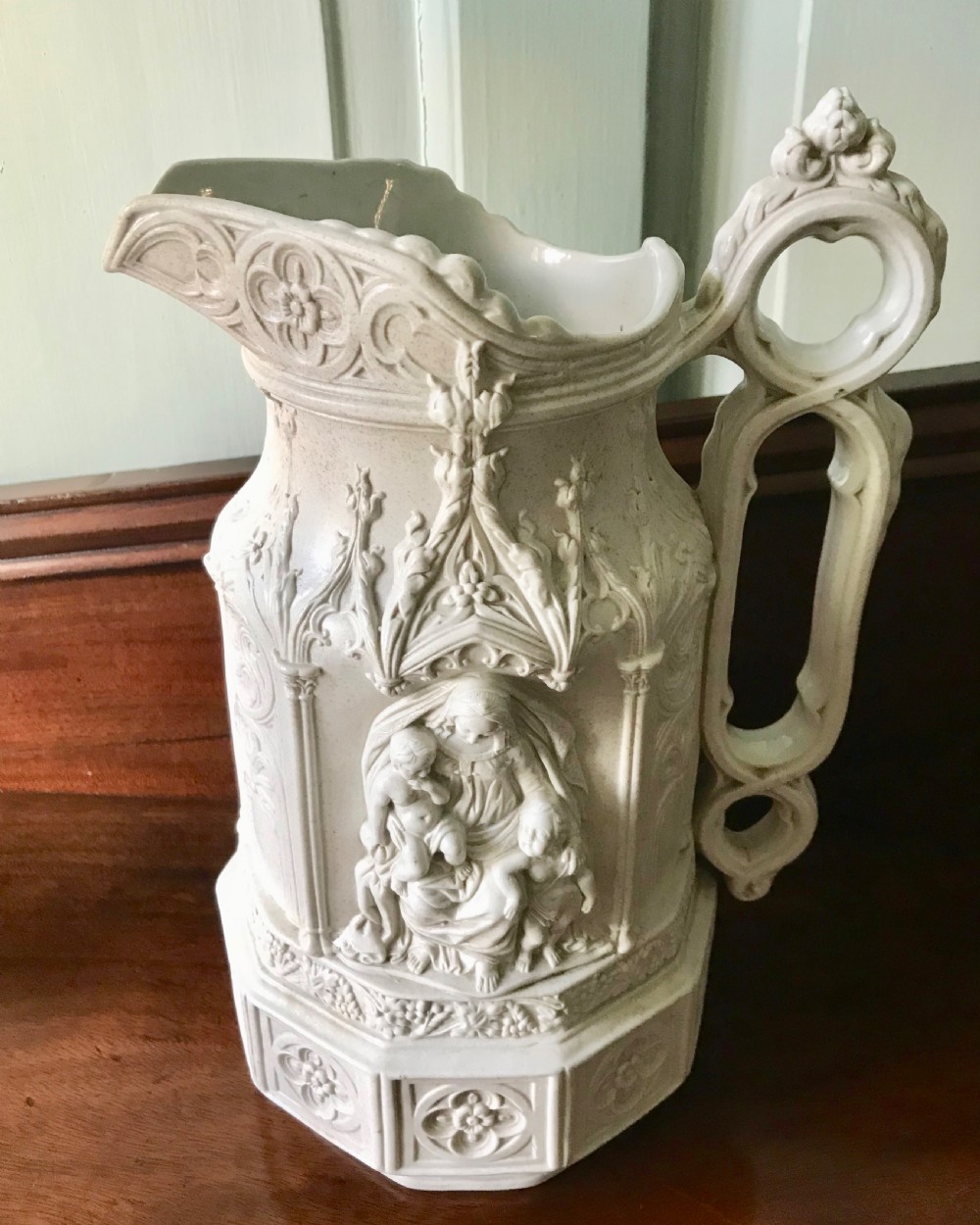Charles Meigh Stoneware 'York Minster' Jug View II