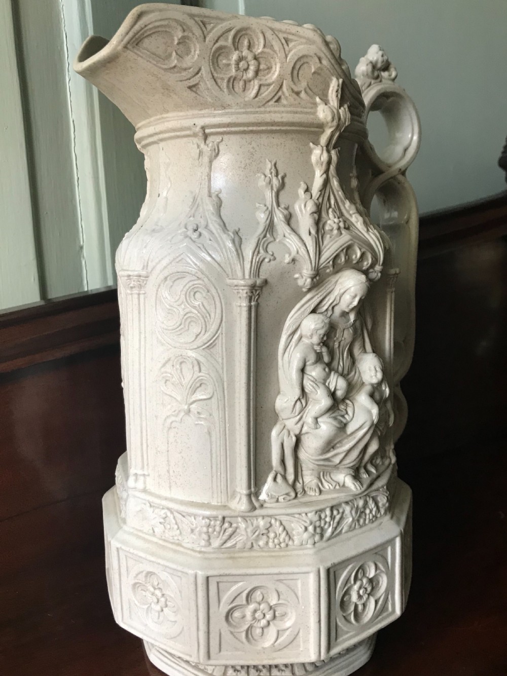 Charles Meigh Stoneware 'York Minster' Jug View V