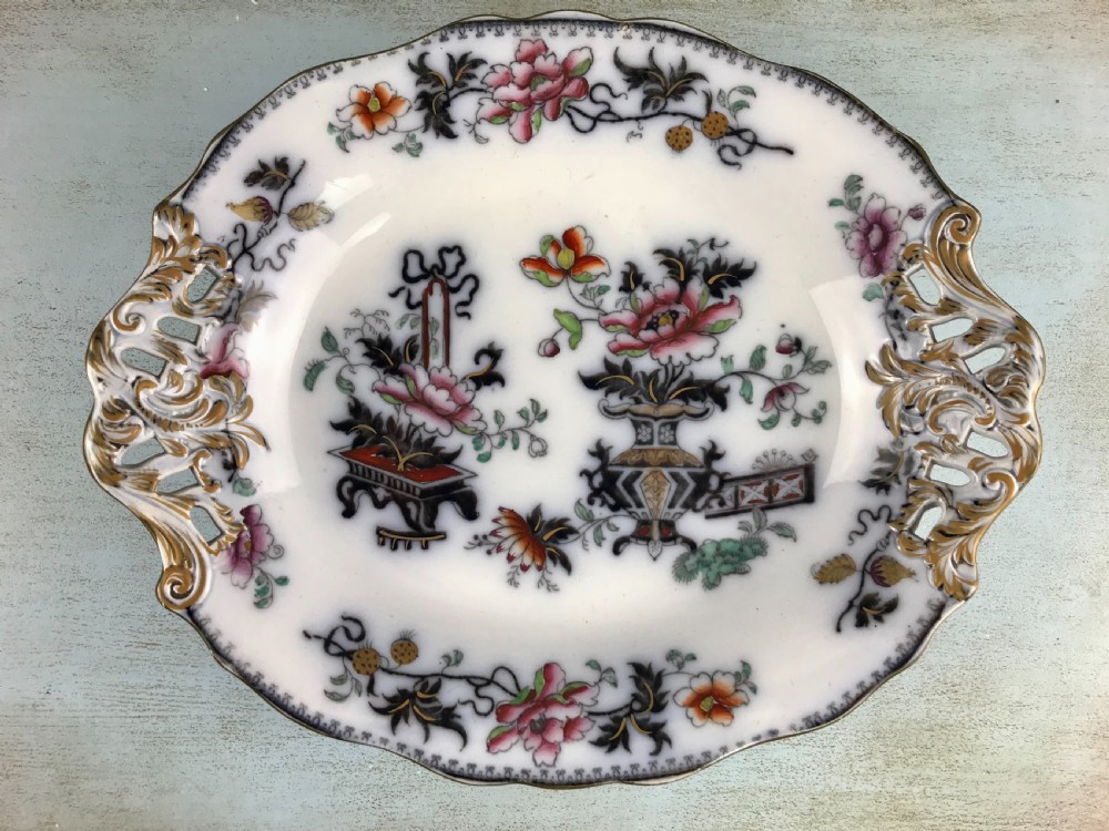 Francis Morley (Masons Ironstone) Serving Dishes Tazzas in 'Casket Japan' Pattern View VI