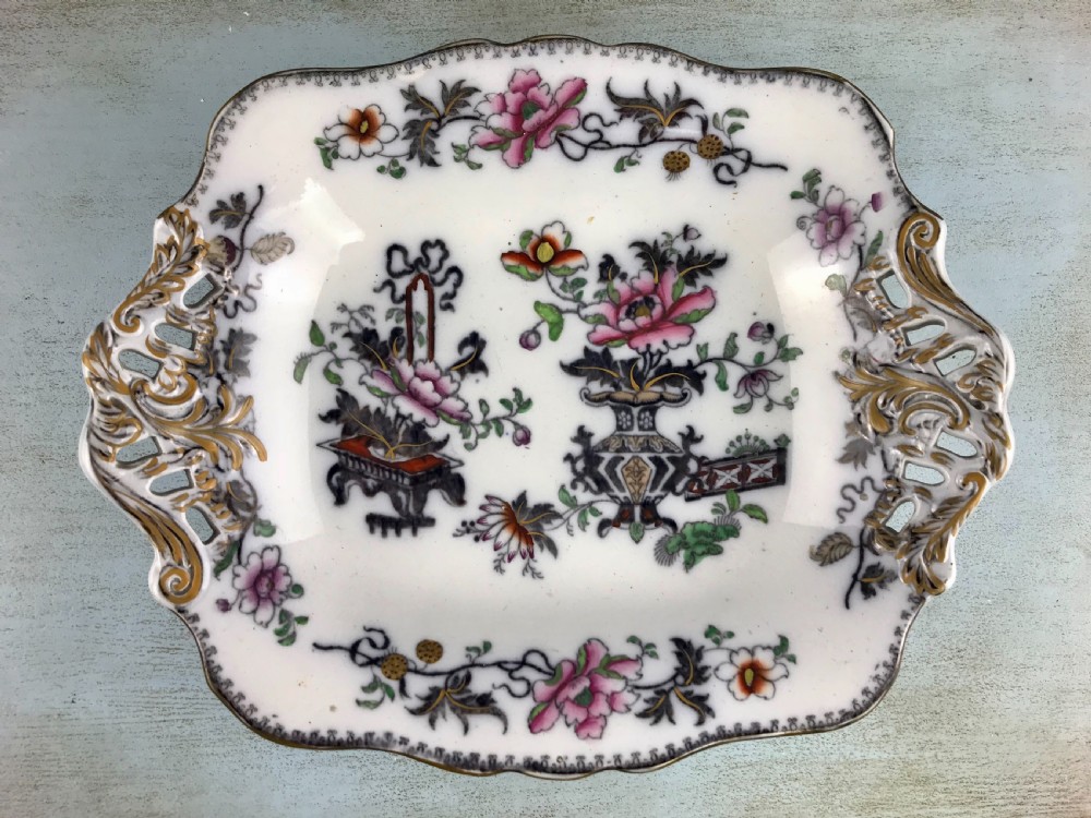 Francis Morley (Masons Ironstone) Serving Dishes Tazzas in 'Casket Japan' Pattern View VII