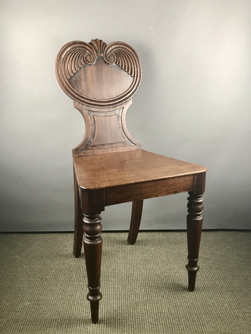 Regency Mahogany Hall Chair